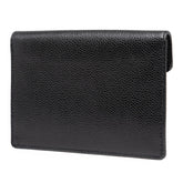 シャネル ココマーク ポーチ 財布 ブラック キャビアスキン レディース CHANEL 【中古】